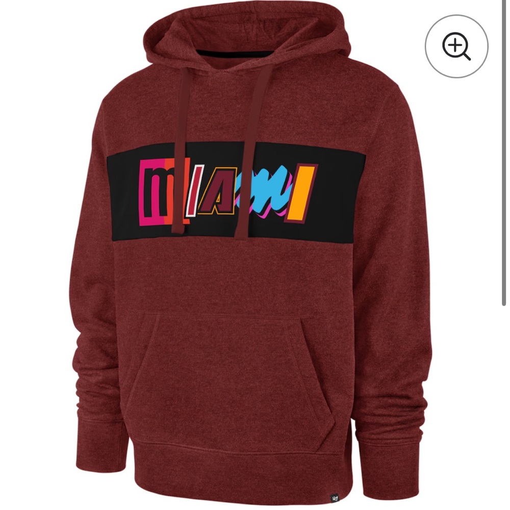 '47 Miami Heat Burgundy Hoodie